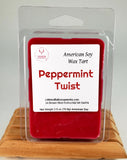 Peppermint wax melt made in Wisconsin