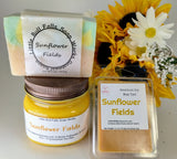Sunflower Fields Soy Wax Mason Jar Candle