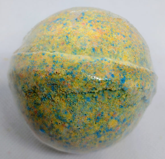 Tie Dye bath bomb. Patchouli scented bath bomb. made by Wisconsin soap Candle co Little Bull Falls Soap Works