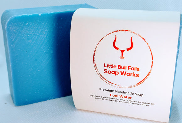Water soap unisex soap. Pure soap makes a great gift for dads. Environmentally friendly soap.