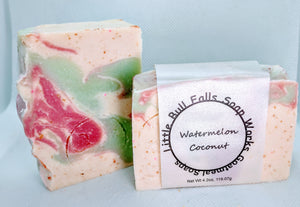 Watermelon Coconut Goat Milk Soap