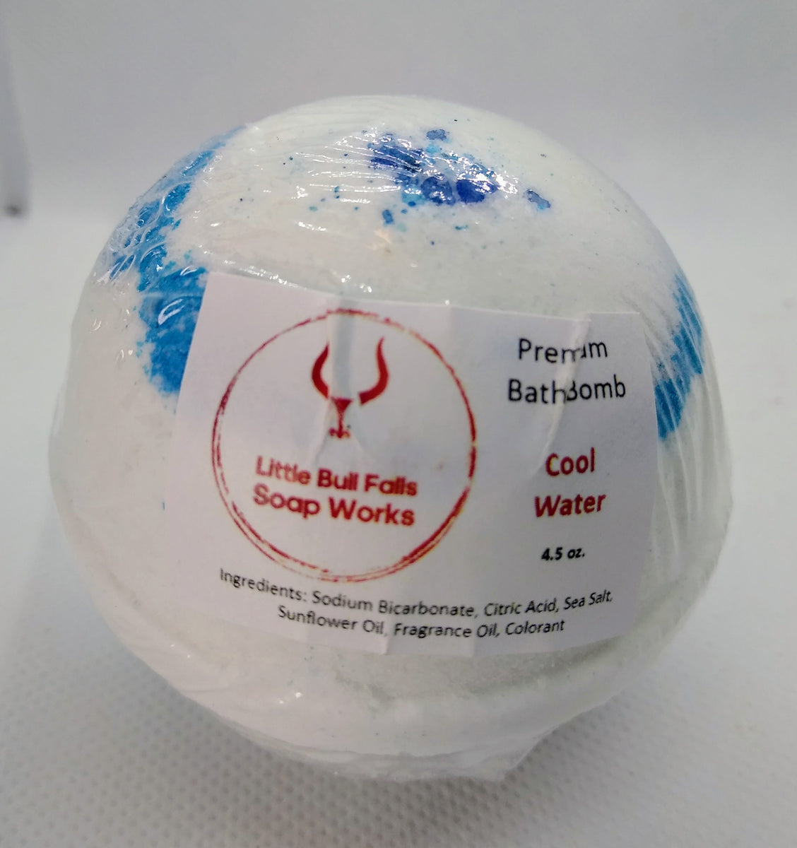 Cool Water Bath Bomb Little Bull Falls Soap Works
