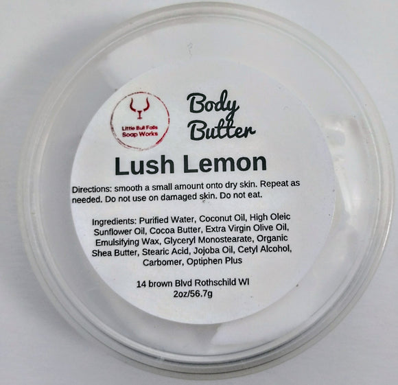 Lemon body butter. Lush Lemon body butter. Handmade small batch.
