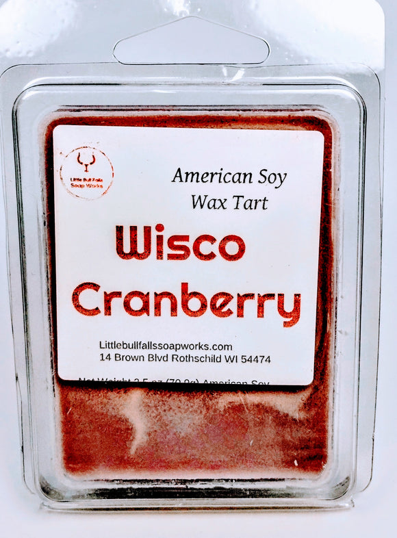 Wisco Wisconsin cranberry soy wax melt