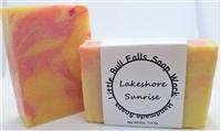 Does Goat Milk Soap Expire? Lakeshore Sunrise goat milk soap bar. Lake Life Wisconsin made natural soap.