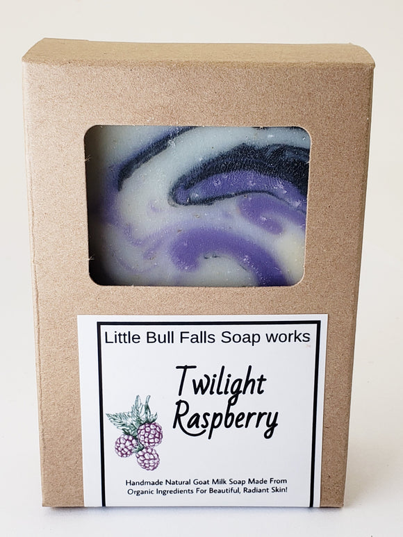 Twilight Raspberry Goat Milk Soap