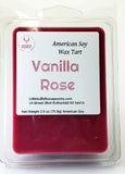 Vanilla rose wax melt made from US soybean soy wax