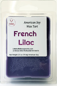fresh french lilac buds wax melt tart