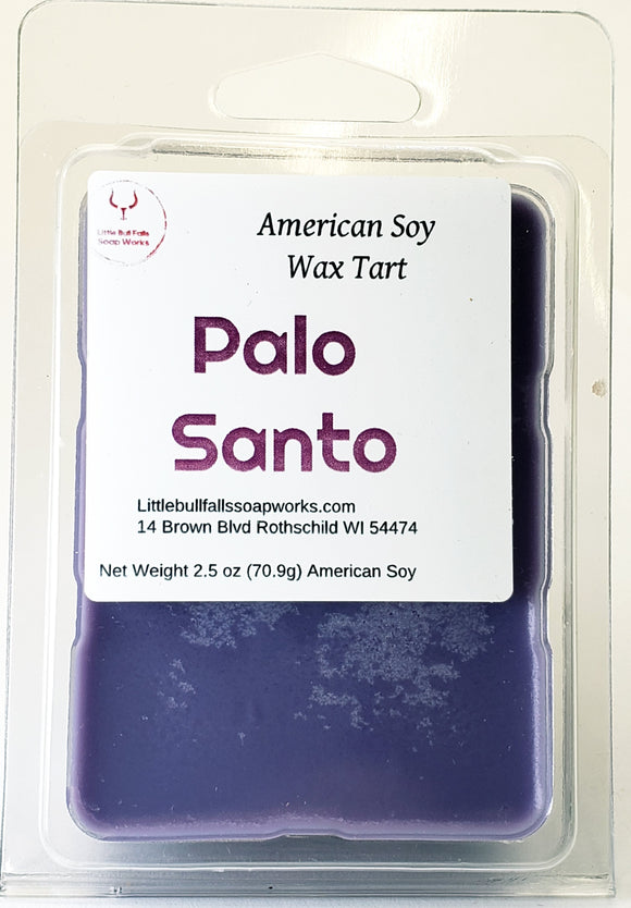 Palo Santo wax melt tart