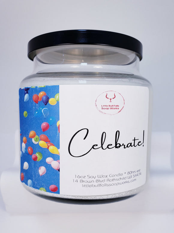 Celebrate Soy Wax Wood Wick Candle