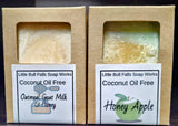 Experience the pure, nourishing lather of our Coconut Oil-Free Goat Milk Soap, handcrafted in Wisconsin for those with nut allergies and sensitive skin. Made with raw organic goat milk, rich beef tallow, castor oil, and hand-ground oatmeal, this cold-process soap delivers a gentle yet moisturizing cleanse without coconut oil. Free from harsh chemicals, parabens, and phthalates, it’s the perfect choice for a soothing, skin-loving wash. Handmade, allergen-friendly, and crafted for luxurious self-care! 