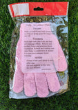 Exfoliating Bath Glove, handmade bath and body product by Little Bull Falls Soap Works in Wisconsin
