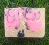 Lychee Blush Goat Milk Soap | Fruity Floral Handmade Soap | Lychee, Pear & Peony Scent | Moisturizing Artisan Soap | Natural Skincare Gift | Luxury Bath Bar