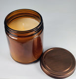 Ghost Amber Jar Soy Candle – Spooky Halloween Candle
