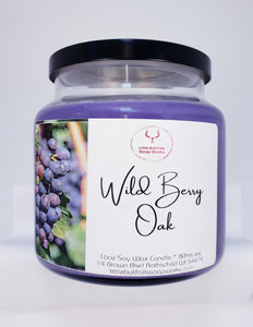 Wild Berry Oak soy wax wooden wick candle was handmade by Little Bull Falls Soap Works in WIsconsin. The fragrance of Wild Berry Oak begins with crisp citrus peel, which highlights the berry blend and creates a refreshing top note. The watery green accents provide a fresh and vibrant scent, evocative of a sunny summer day in the vineyard. The warmth of the golden amber and smooth sweetness of the warm woods provide a rich and luxurious base note, leaving you feeling pampered and relaxed.