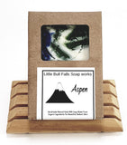 Aspen handcrafted cold-processed soap smells like ice cool breezes and deep forests. Great gieft for the guy on your list. Unisex fragrance. Soaps are handmade from organic food ingredients in USA. Great soap for dry & sensitive skin like eczema.
