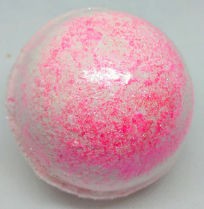 wisconsin makers. Glitter Pink Sugar bath bomb. Handmade in Wisconsin. Something Special from wisconsin. Natural bath bomb. Mothers day gift. Gifts for her. Valentines day gift.