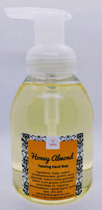 Honey Almond Foaming Hand Soap made in Wisconsin by Little Bull Falls Soap Works.