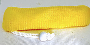Bright Yellow Soap Sock
