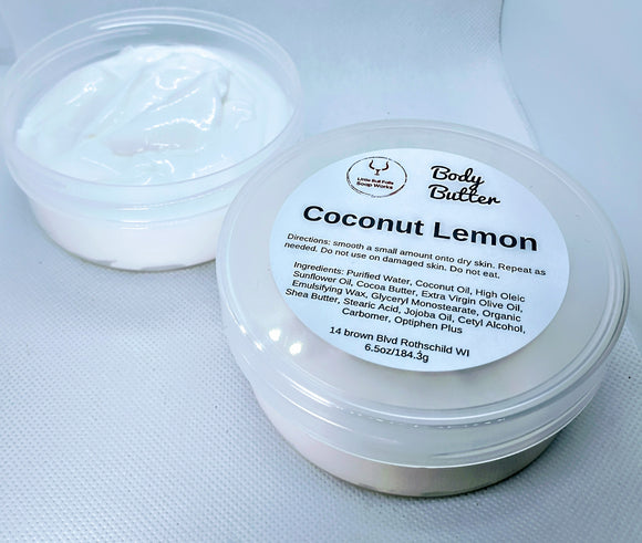 Coconut Lemon Body Butter