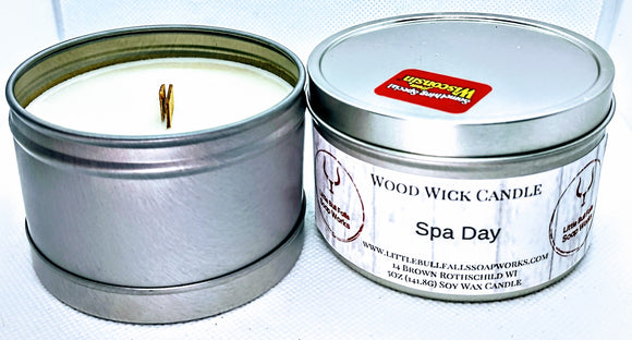 Spa Day - Wood Wick Soy Candle