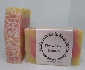 Strawberry Bubbles Goat Milk Soap