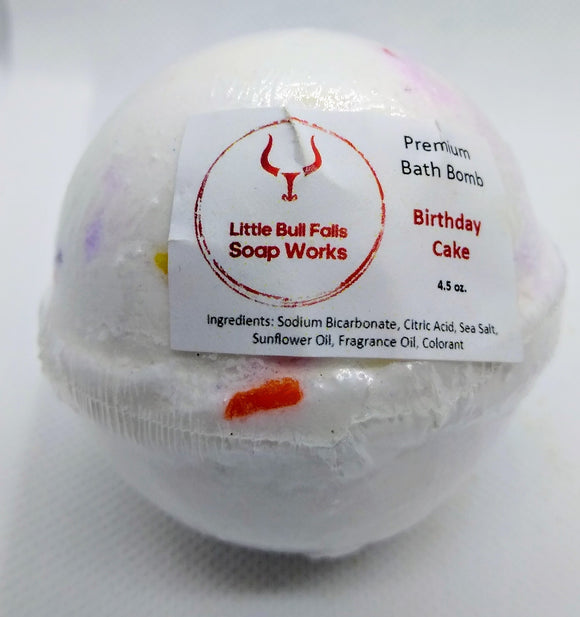 Birthday Cake Bath Bomb – Little Bull Falls Soap Works