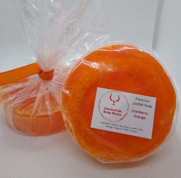 Luffa Soap - Cranberry Orange