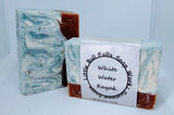Organic handmade soap by Little Bull Falls Soap Works called White Water Kayak. A great natural skincare choice for men. Smells much like Cool Water.