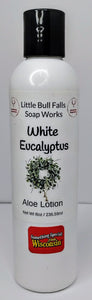 White Eucalyptus Handmade hand lotion body lotion. Spa lotion. Wholesale lotion