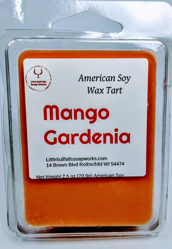 Mango Gardenia soy wax melt. Gift for mother's day. Gift for gardeners