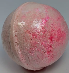 Pink glitter bath bomb. Cotton Candy Bath Bomb.
