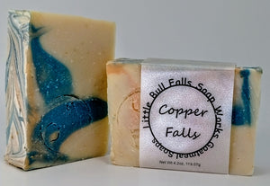 Copper Falls Wisconsin. Copper Falls goat milk oatmeal soap. Skincare for men. Natural Skincare. Handmade Wisconsin Soap.