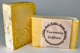 Turmeric Saffron handmade natural soap from Little Bull Falls Soap Works a Wisconsin soap and candle co.
