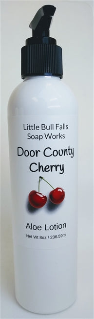 cherry scented hand lotion made in wisconsin smells like door county cherries