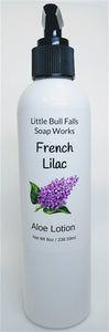 Lilac body lotion. Natural handmade hand lotion made in Wisconsin.