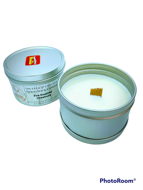Motor Oil - Wood Wick Soy Wax Candle